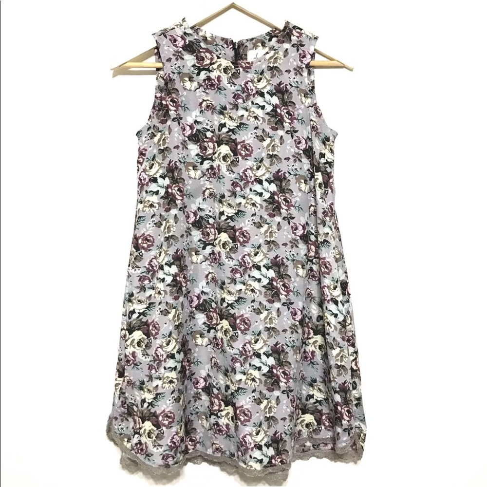Olivia Leigh Lavender Floral Girls Dress 14-16